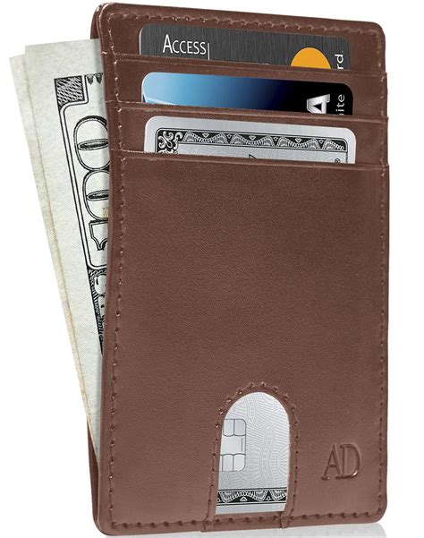 leather card wallet for men.